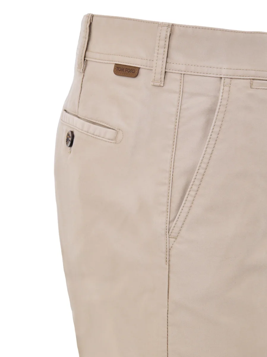 Pantalone Chino in Tessuto Tecnico Beige Tom Ford - immagine 4