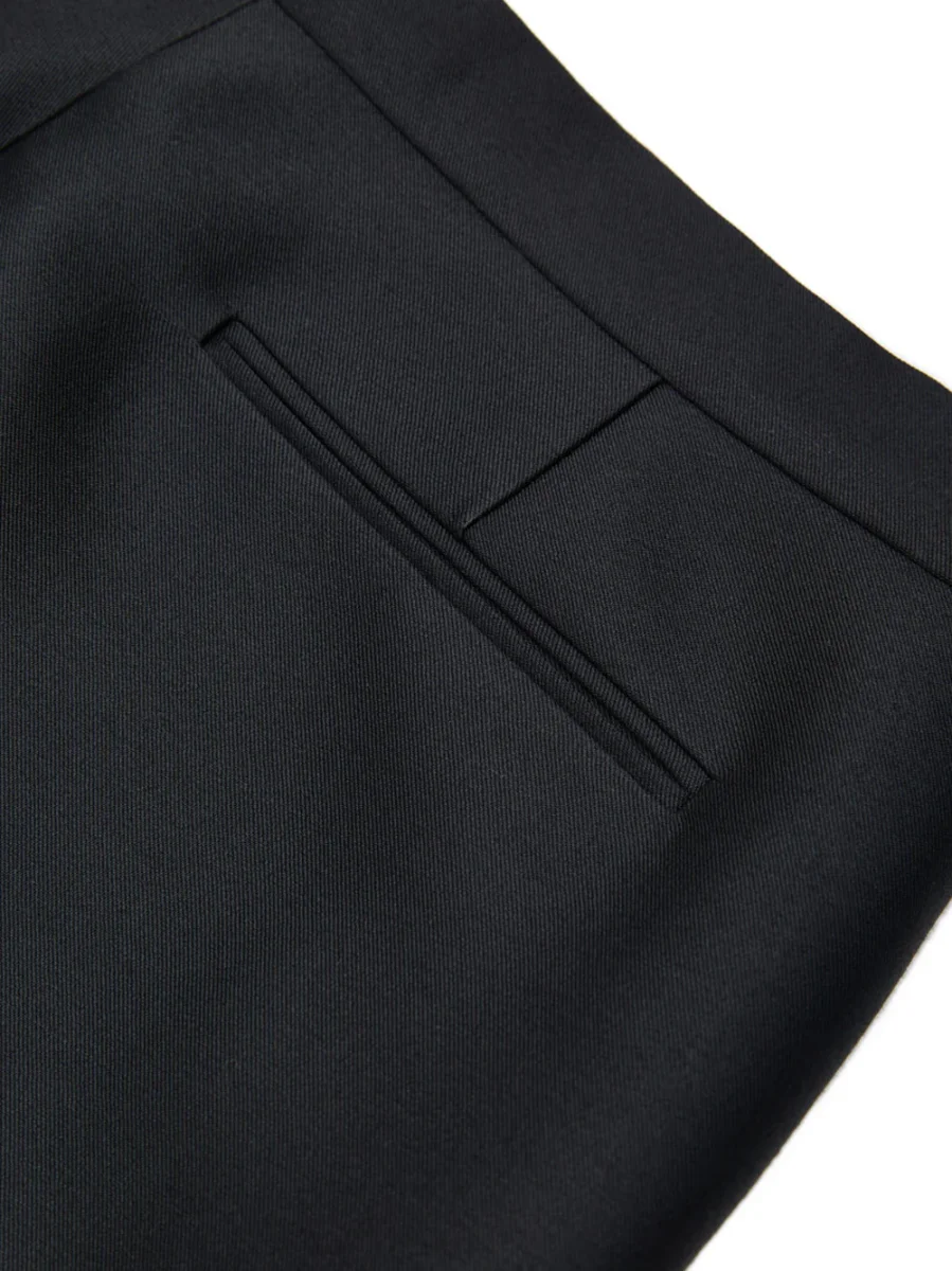 Pantalone Sartoriale Nero in Tessuto Tecnico Gucci - immagine 5