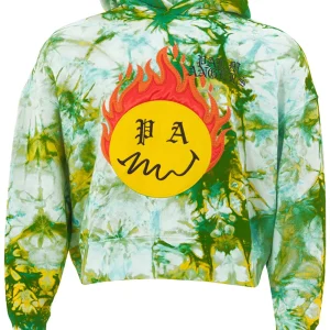 Felpa con Cappuccio Tye And Dye Palm Angels