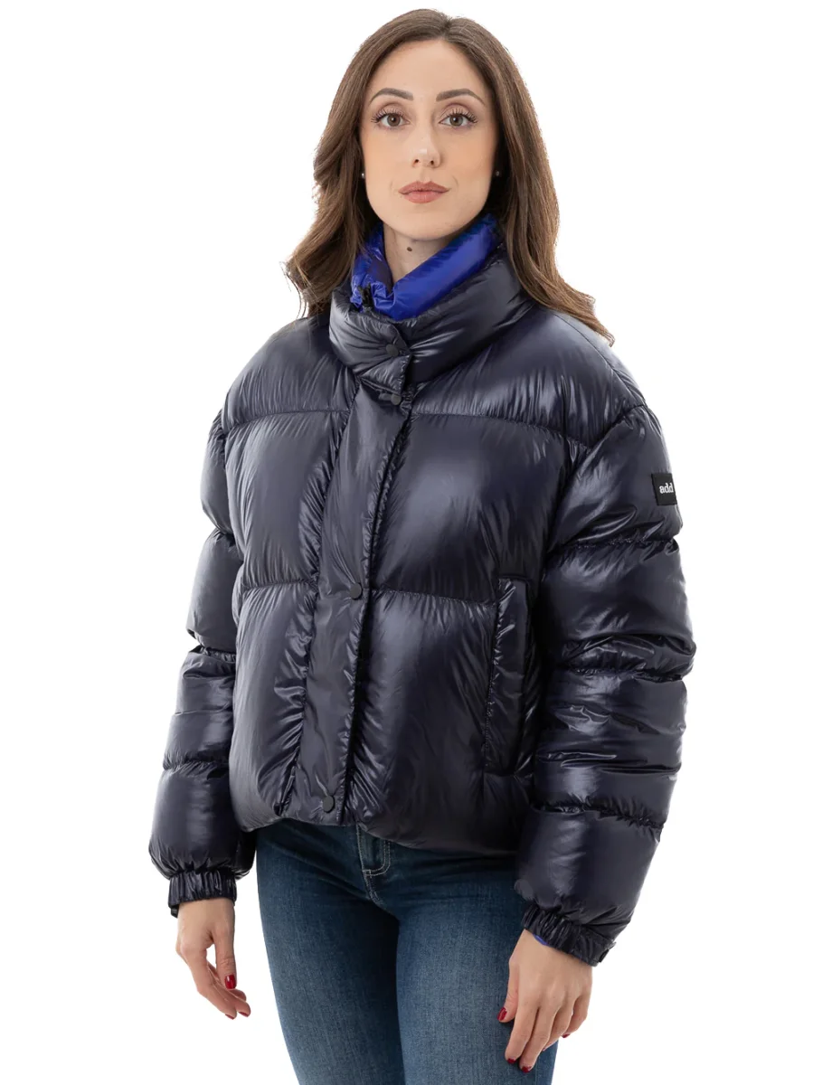 Piumino Corto con colletto a contrasto ADD - immagine 3