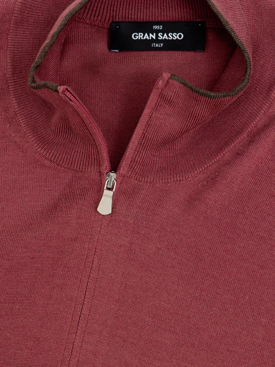 Maglia con Zip a Manica Lunga Gran Sasso - immagine 4