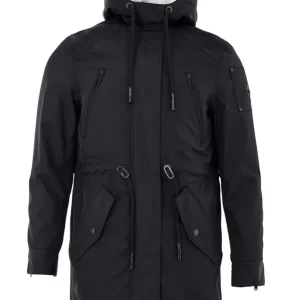 Parka con Coulisse in Blu con Sheep Fur Moose Knuckles