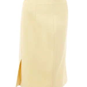 Gonna a Tubino Gialla Lardini