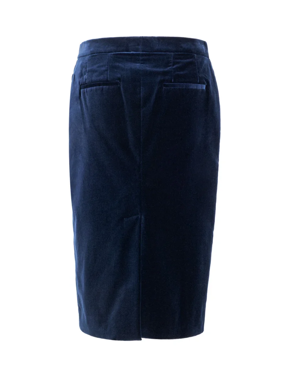 Gonna Midi in Velluto Blu Tom Ford - immagine 3