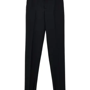 Pantalone Sartoriale Nero con Dettaglio Metallico Gucci
