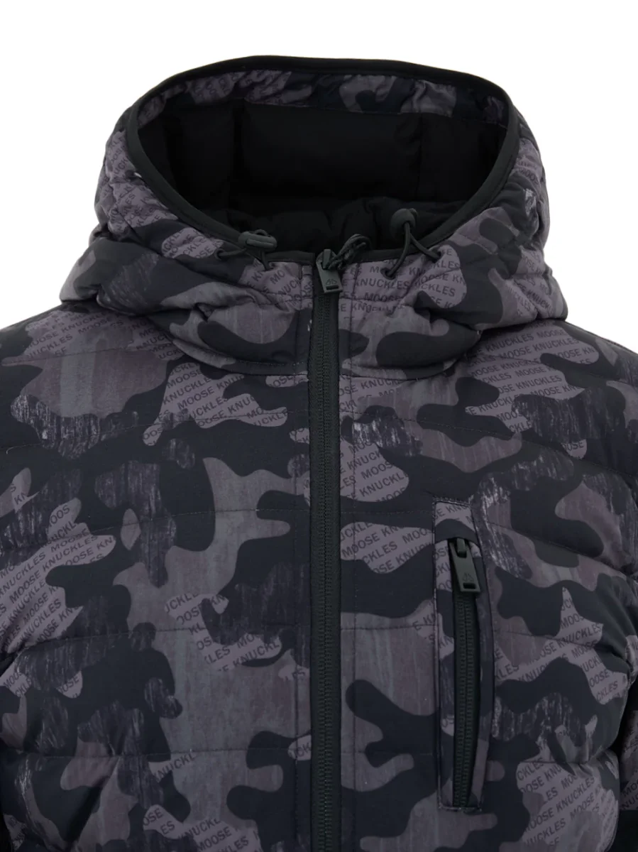 Giubbino Lightweight Stampato Allover Moose Knuckles - immagine 4