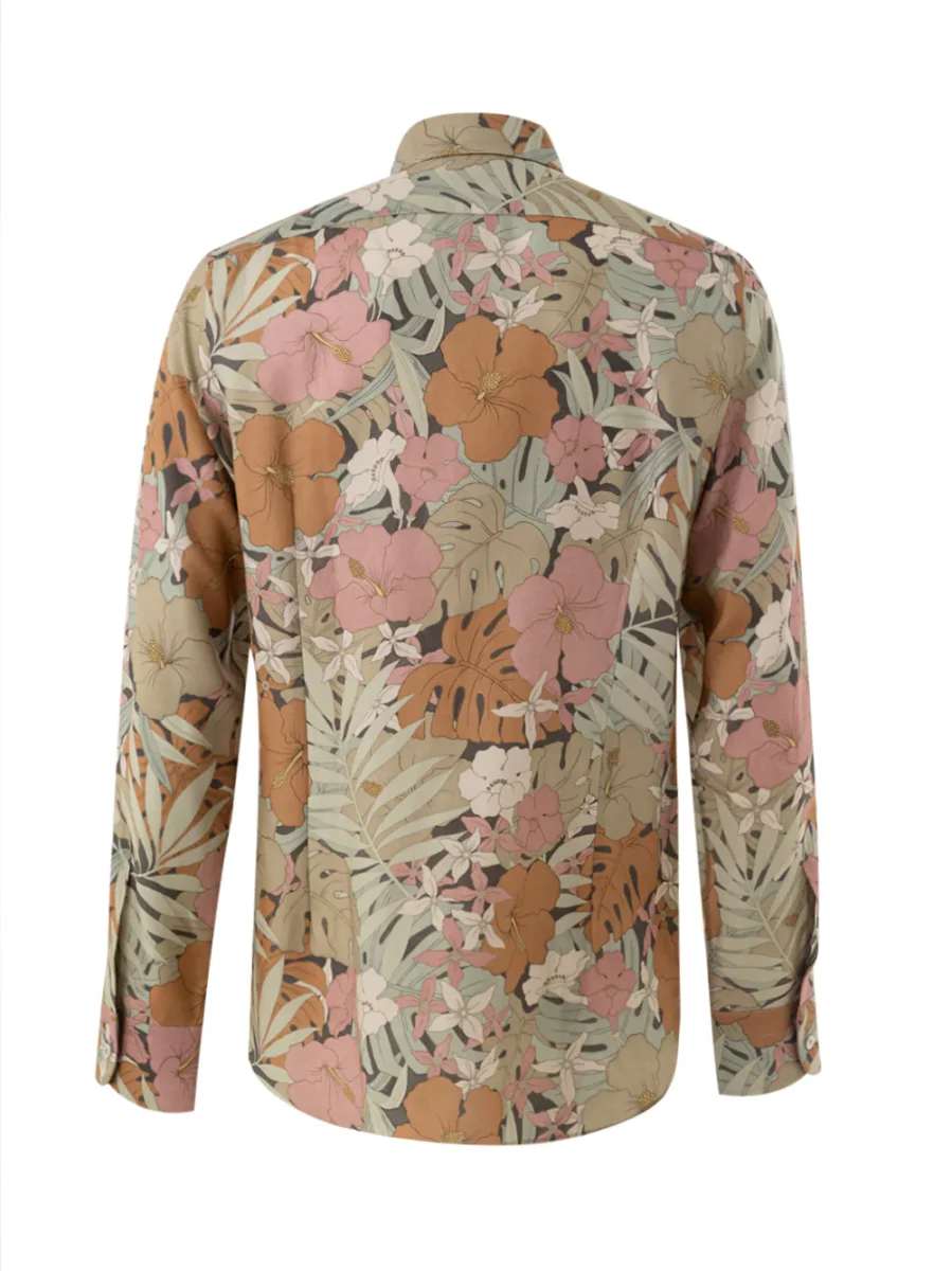 Camicia Stampa Floreale Multicolor Tom Ford - immagine 3