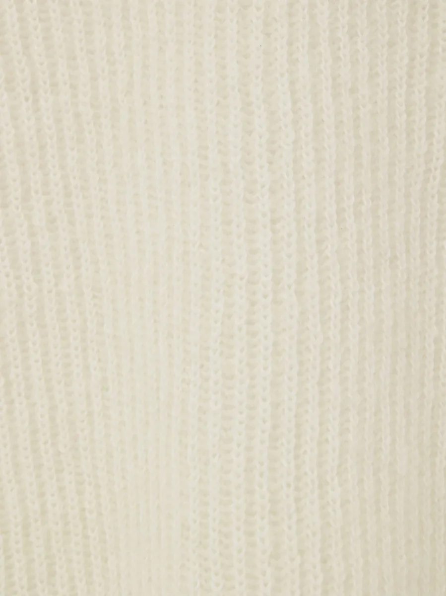 Maglia Collo Polo Bianca a Coste Inglesi Gran Sasso - immagine 4