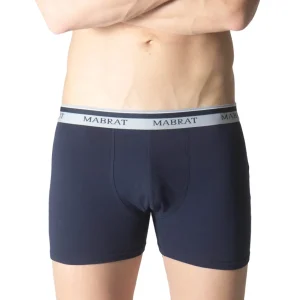 Boxer Uomo elastico esterno con logo circolare