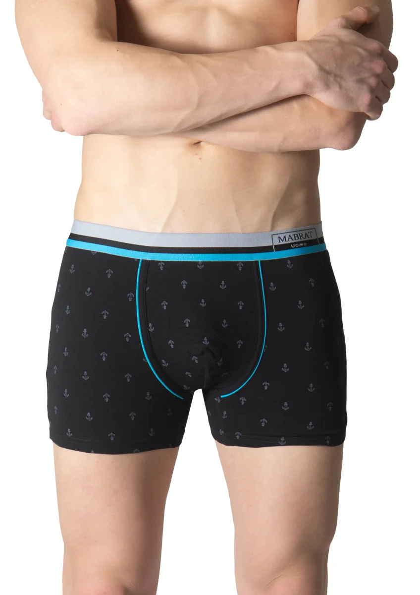 Boxer Uomo elastico esterno tema marinaio - immagine 4