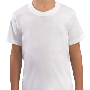 MAGLIA MEZZA MANICA BAMBINO GIROCOLLO ALTO FRUIT 100% PURO COTONE JERSEY