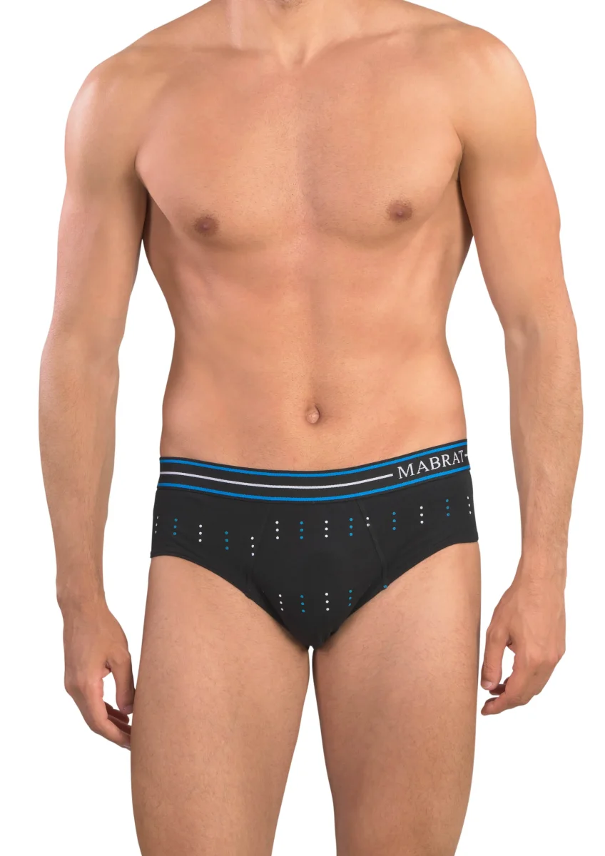 Slip Uomo elastico esterno micro fantasia - immagine 4