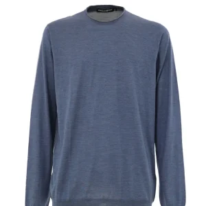 Maglia Basic a Maniche Lunghe in Seta Dolce & Gabbana