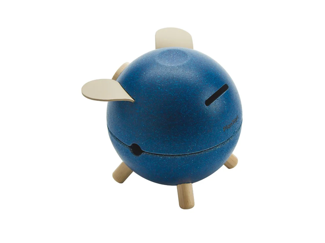 Piggy salvadanaio - Blu - immagine 4