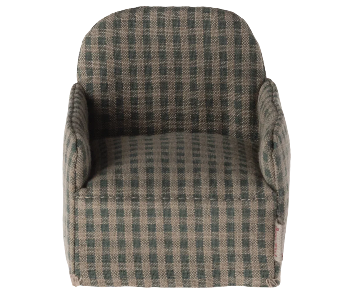 Poltrona a scacchi Verde - immagine 2