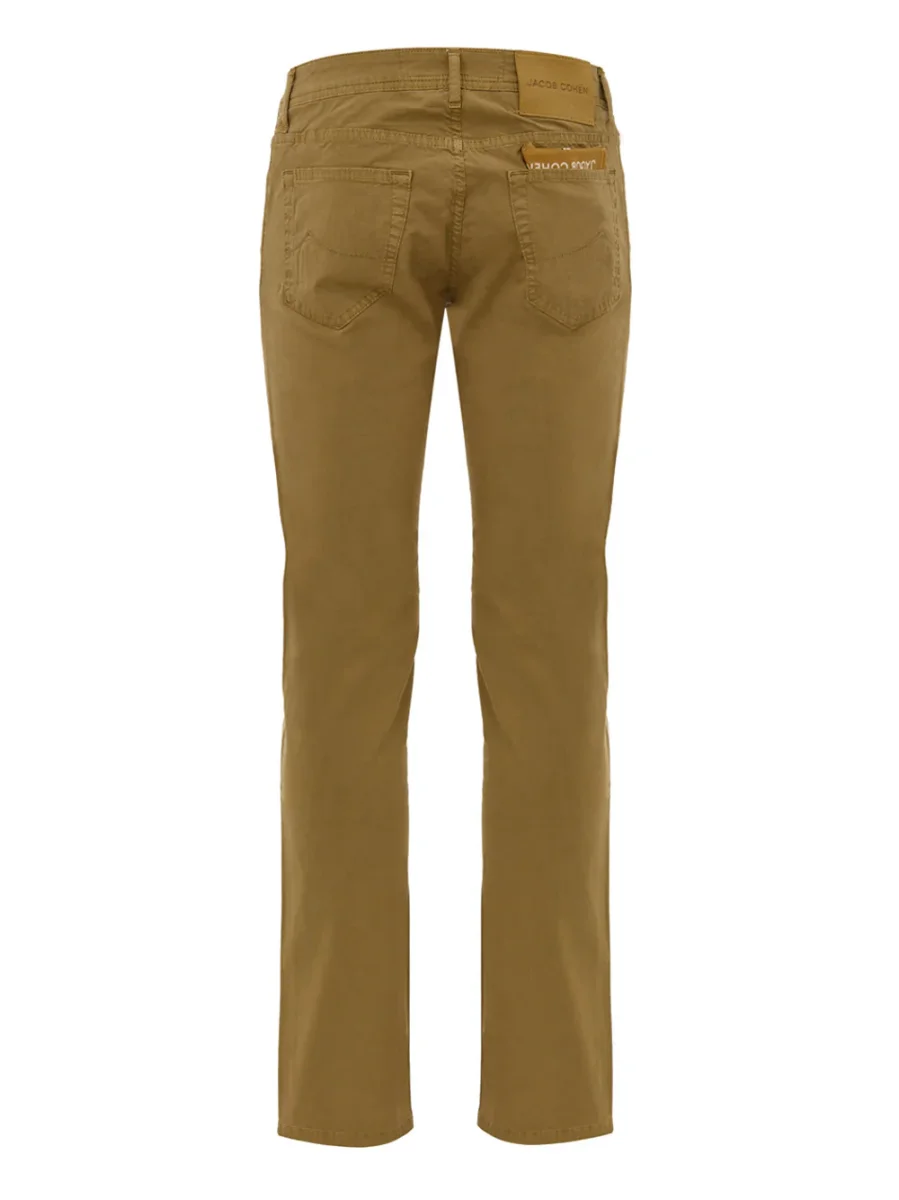Pantaloni Nick in Cotone Stretch Ocra Jacob Cohen - immagine 3