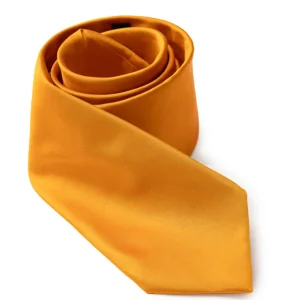 Cravatta arancione in seta Dolce & Gabbana