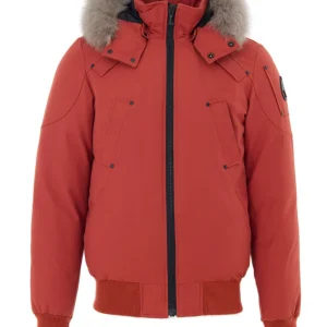 Giubbino Bomber Blu Imbottito Moose Knuckles