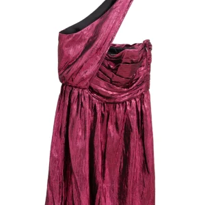 Disco Mini Dress in Fuchsia Saint Laurent