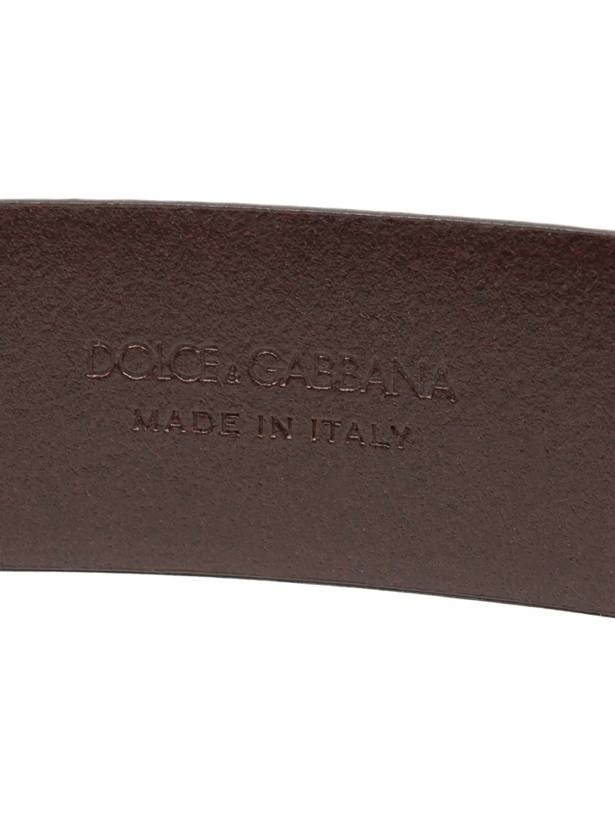 Cintura Con Logo in Velluto Dolce & gabbana - immagine 5