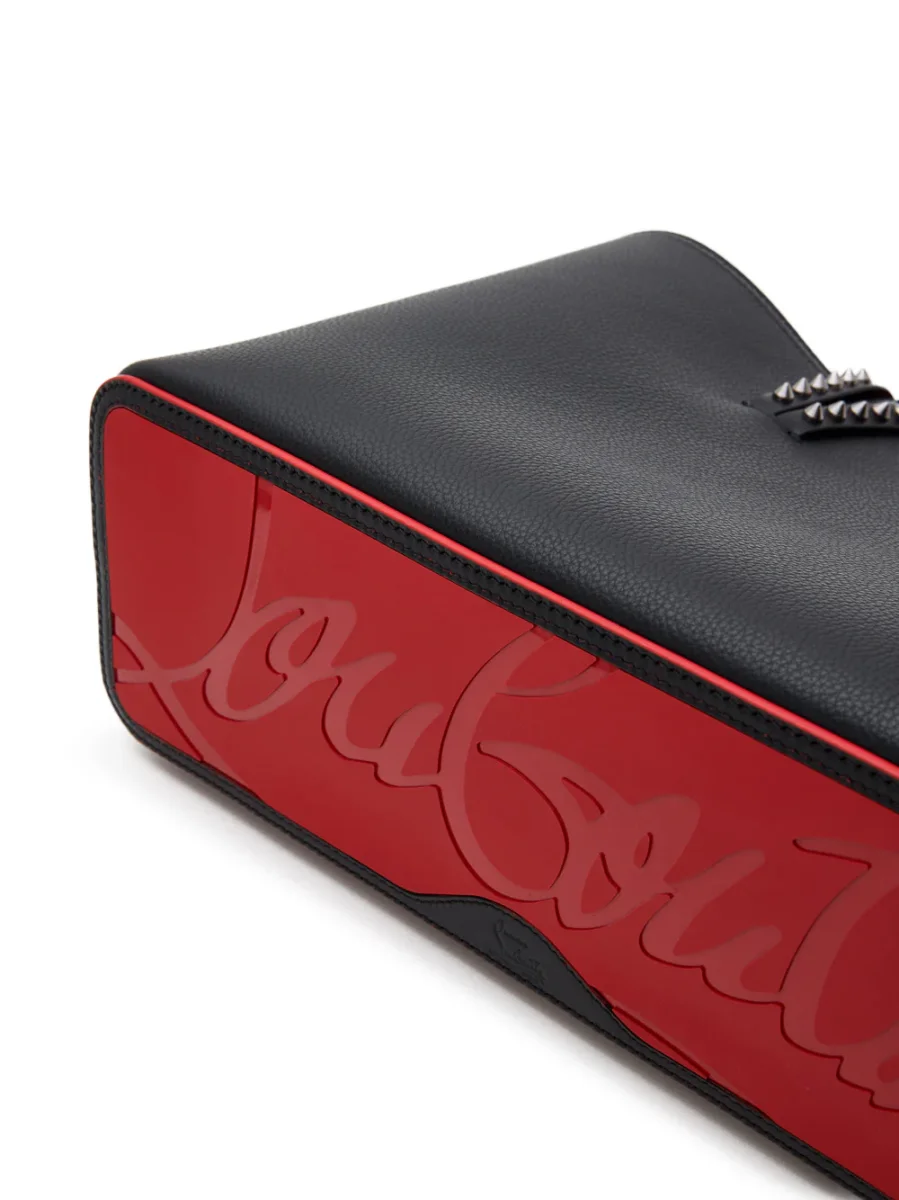 Borsa Tote Medium Cabata in Pelle Nera Christian Louboutin - immagine 5