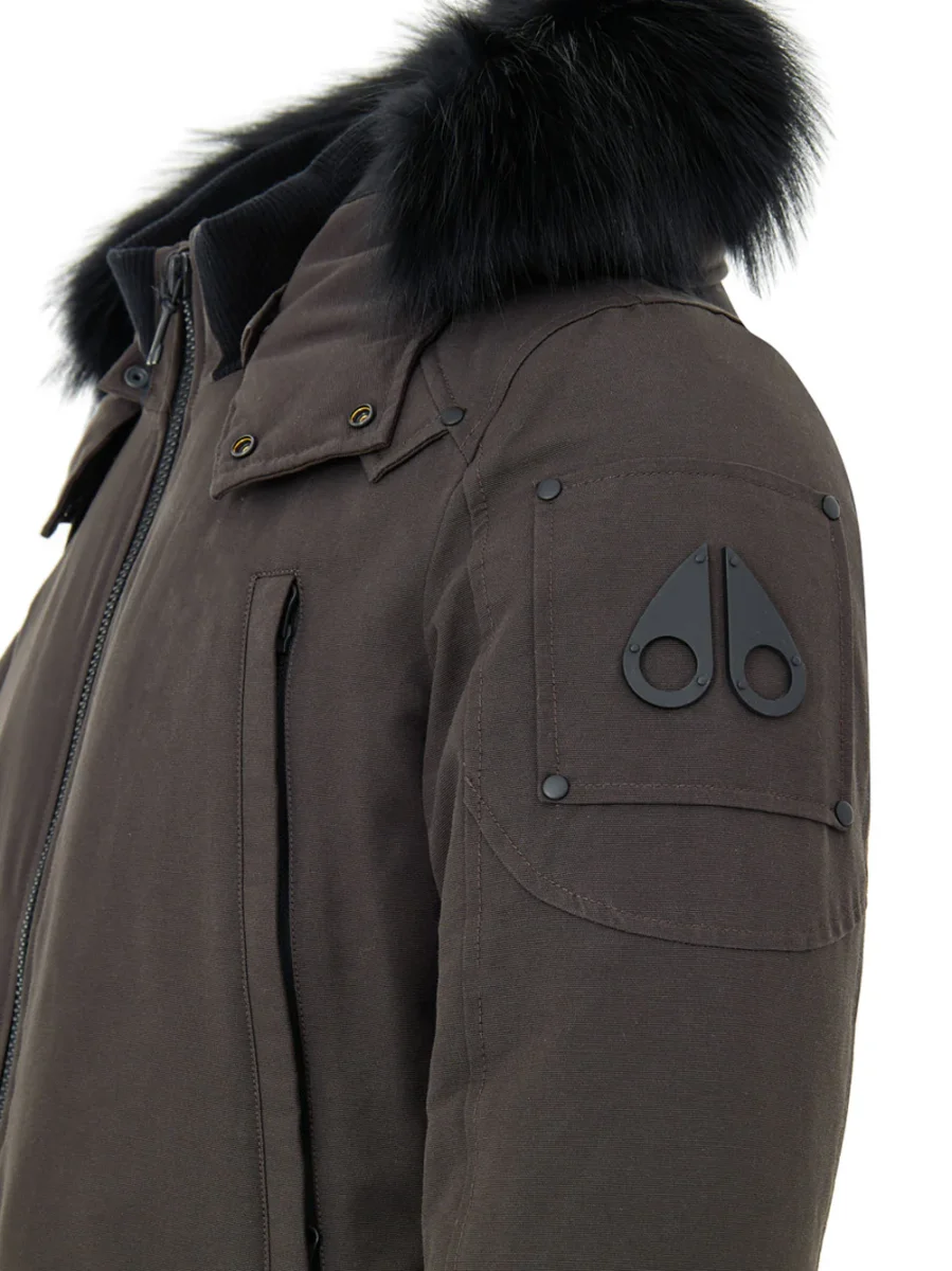 Giubbino Field Jacket in Marrone Moose Knuckles - immagine 4