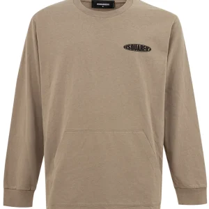 T-Shirt Maniche Lunghe con logo Dsquared2