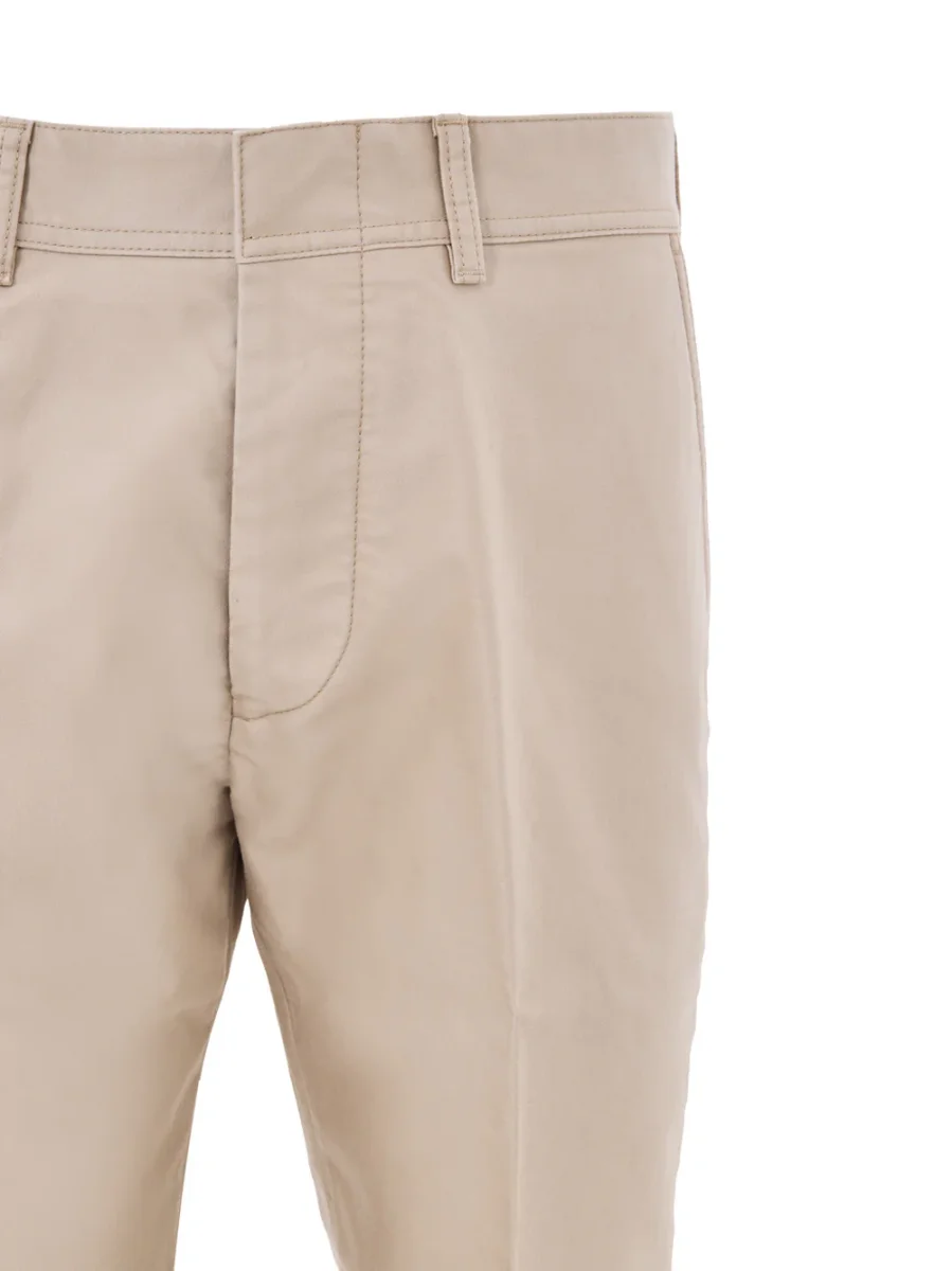 Pantalone Chino in Tessuto Tecnico Beige Tom Ford - immagine 6