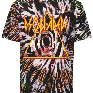 T-Shirt con Stampa Multicolor Dsquared2.