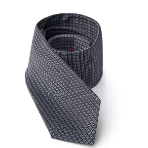 Cravatta in Grigio e Blu Navy 7 cm Jil Sander