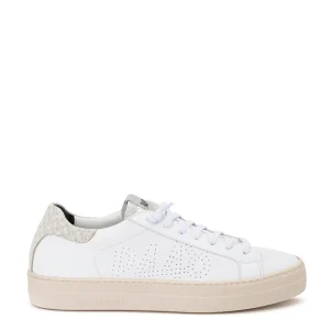 Sneakers Thea Piton in Pelle bianca P448.