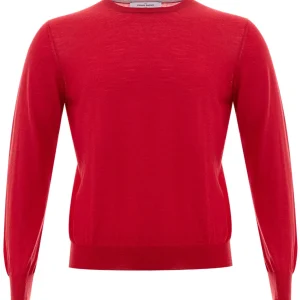 Maglia Girocollo in Rosso Gran Sasso