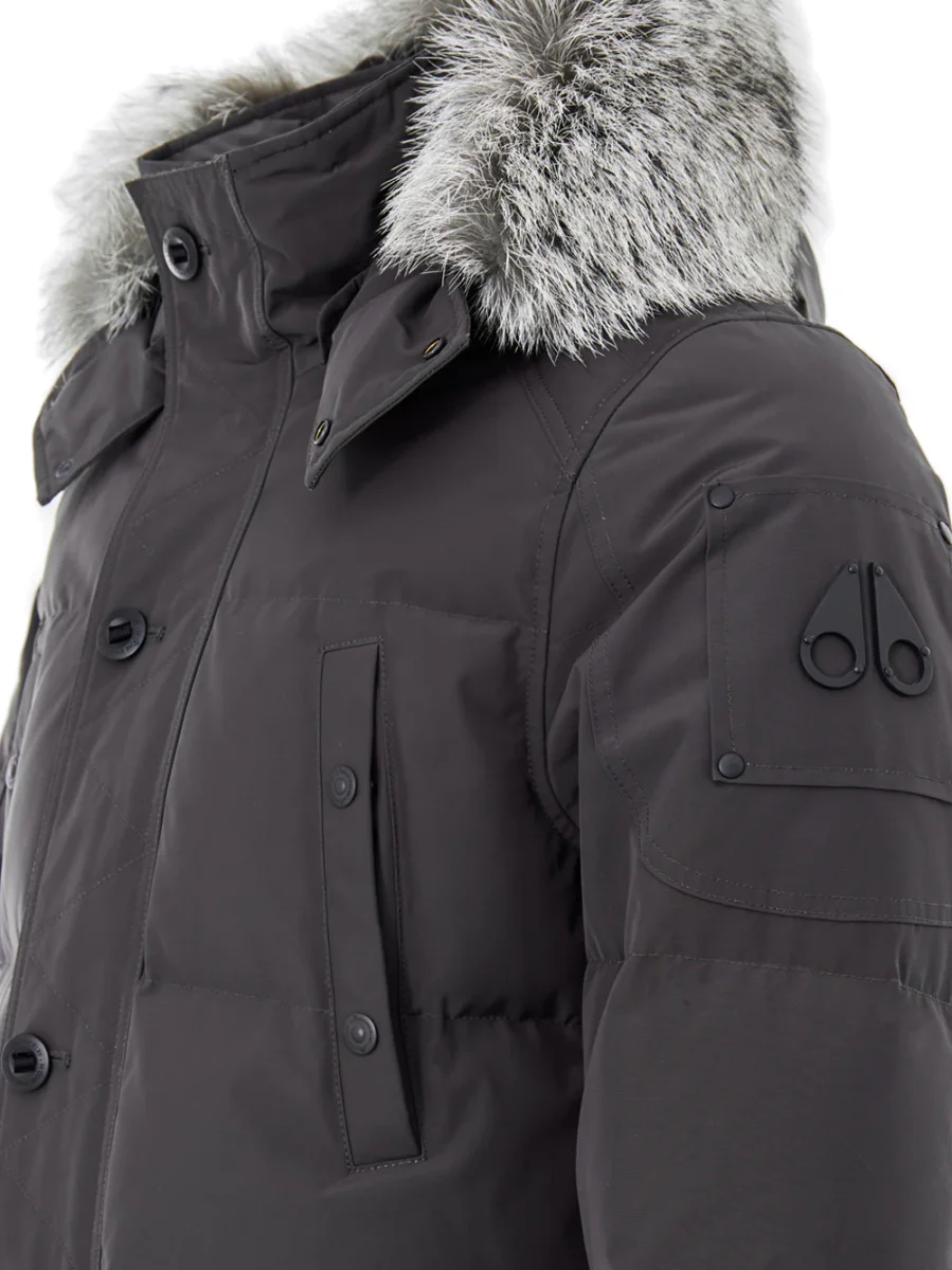 Giubbino Field Jacket in Grigio Scuro Moose Knuckles - immagine 6