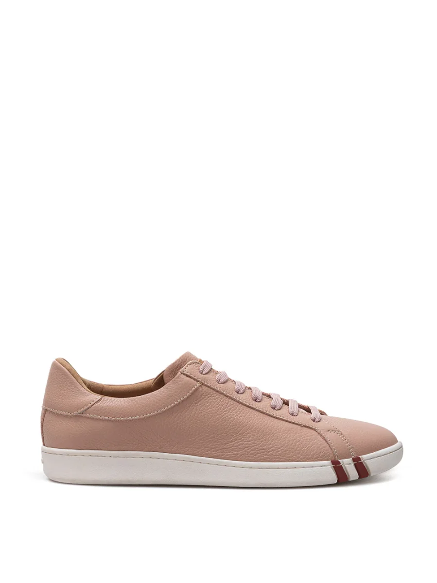 Sneakers in Pelle Rosa Bally - immagine 2
