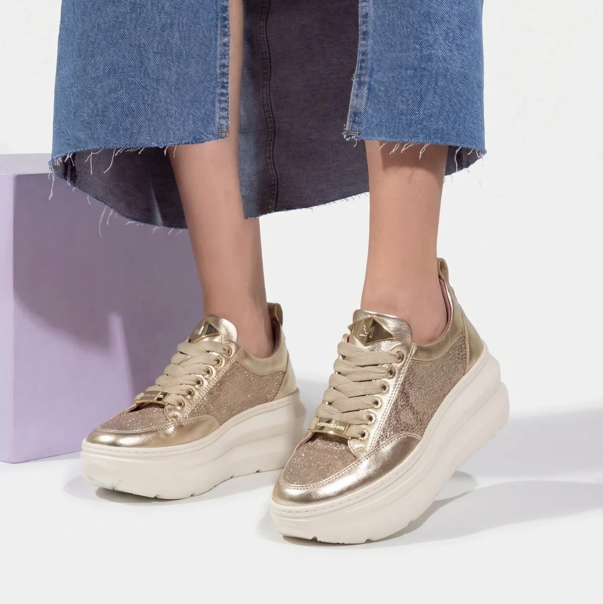 Sneakers Ada 03 Platino - immagine 3