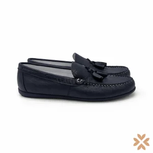 Mocassino bimbo con nappine