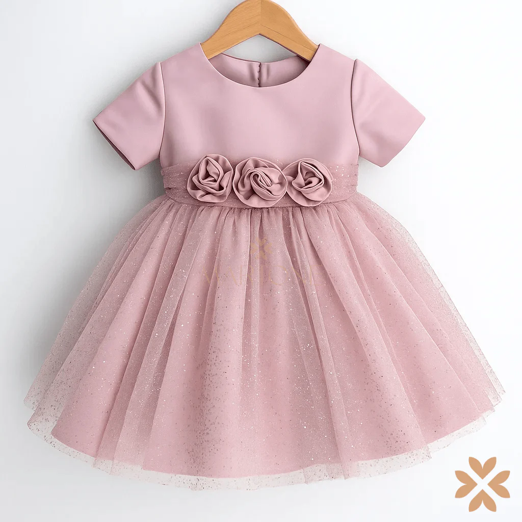 Abito tulle glitterato - Allegra - immagine 2