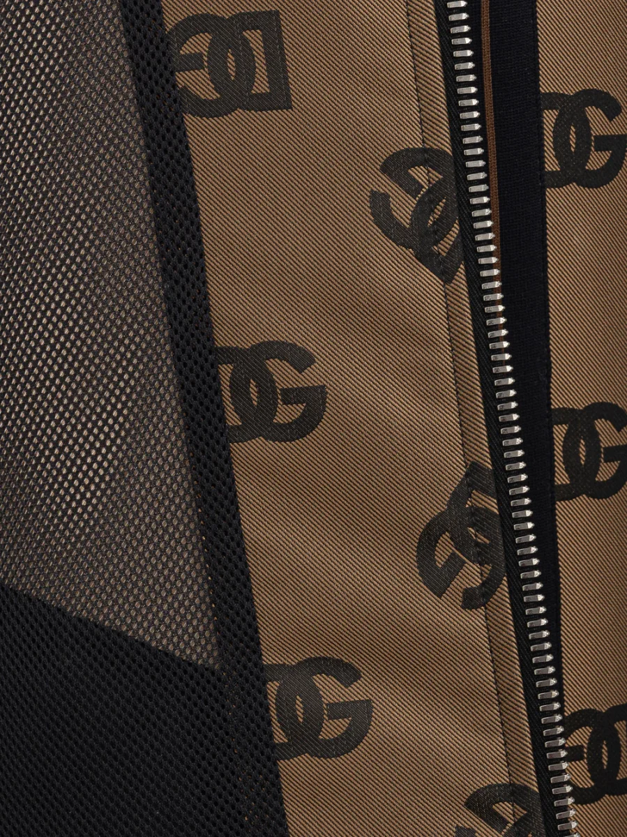 Giubbino con zip all over logo Dolce & Gabbana - immagine 5