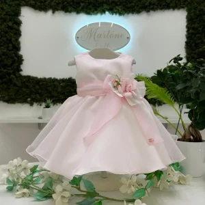 Baby A - Abito mikado ed organza