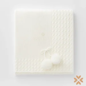 Coperta con pompon - Baby Fashion