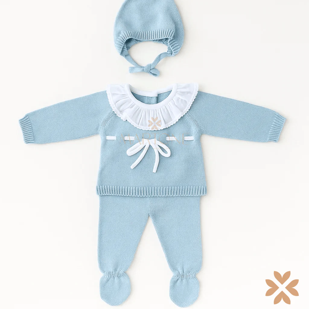 Tutina spezzata in maglia - Baby Fashion - immagine 2