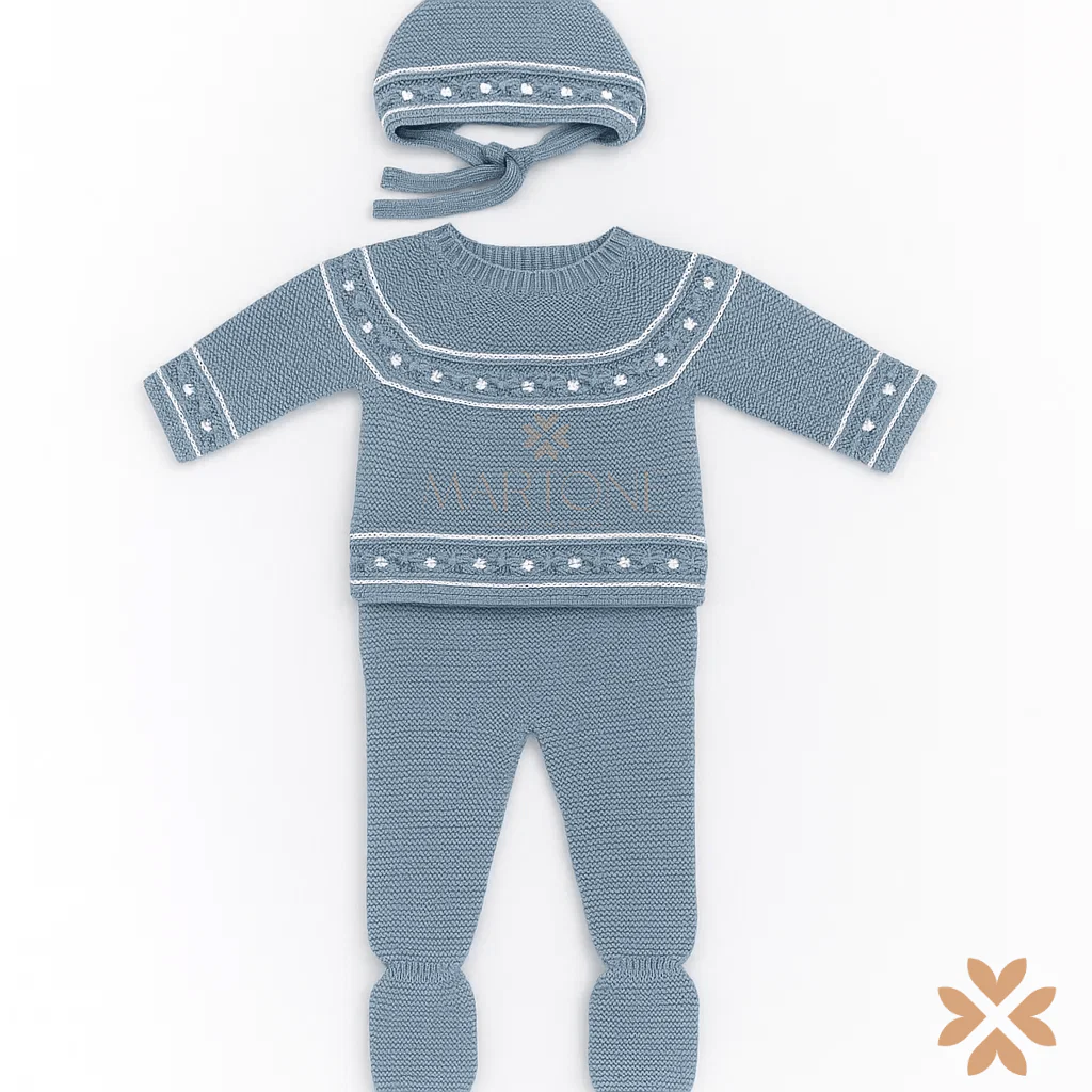 Tutina spezzata in maglia - Baby Fashion - immagine 2