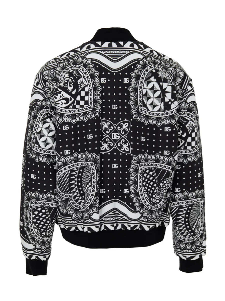 Giubbino Bomber Stampato Dolce & Gabbana - immagine 3