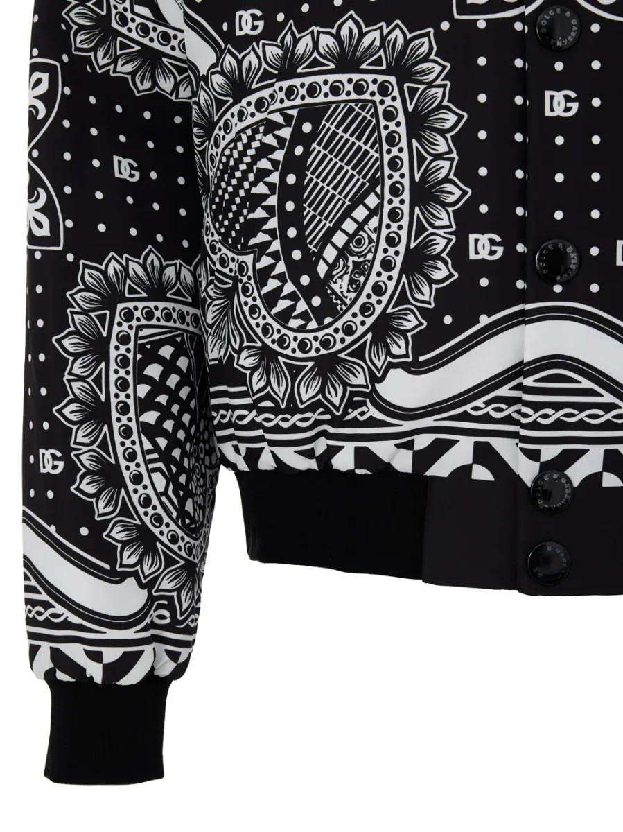 Giubbino Bomber Stampato Dolce & Gabbana - immagine 4