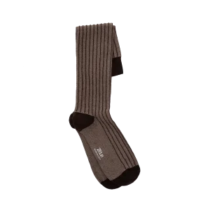 Calze a righe in cotone caldo (lunghe)