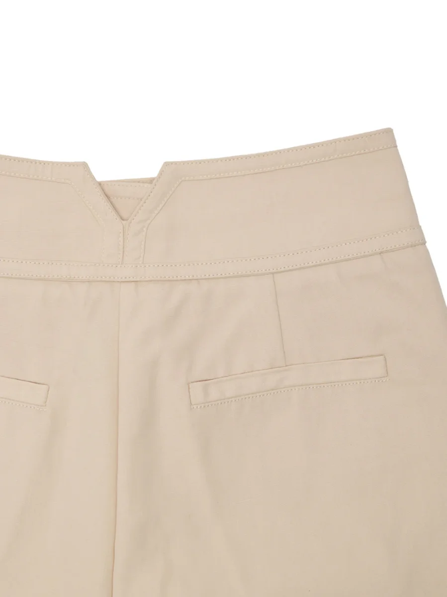 Pantaloni Cipria con Fascia in Vita Cult Gaia - immagine 5