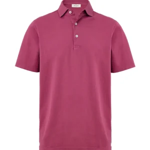 Polo in Cotone Porpora Gran Sasso