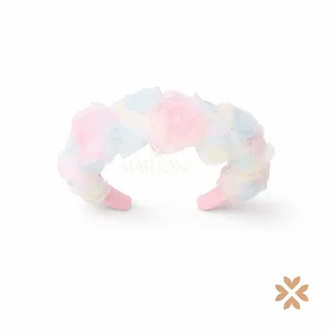 Cerchietto con fiori in tulle - Deolinda