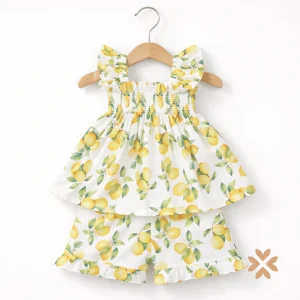 Completo bimba stampa limoni - Deolinda