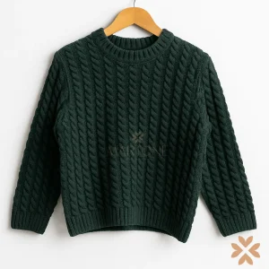 Maglioncino a trecce